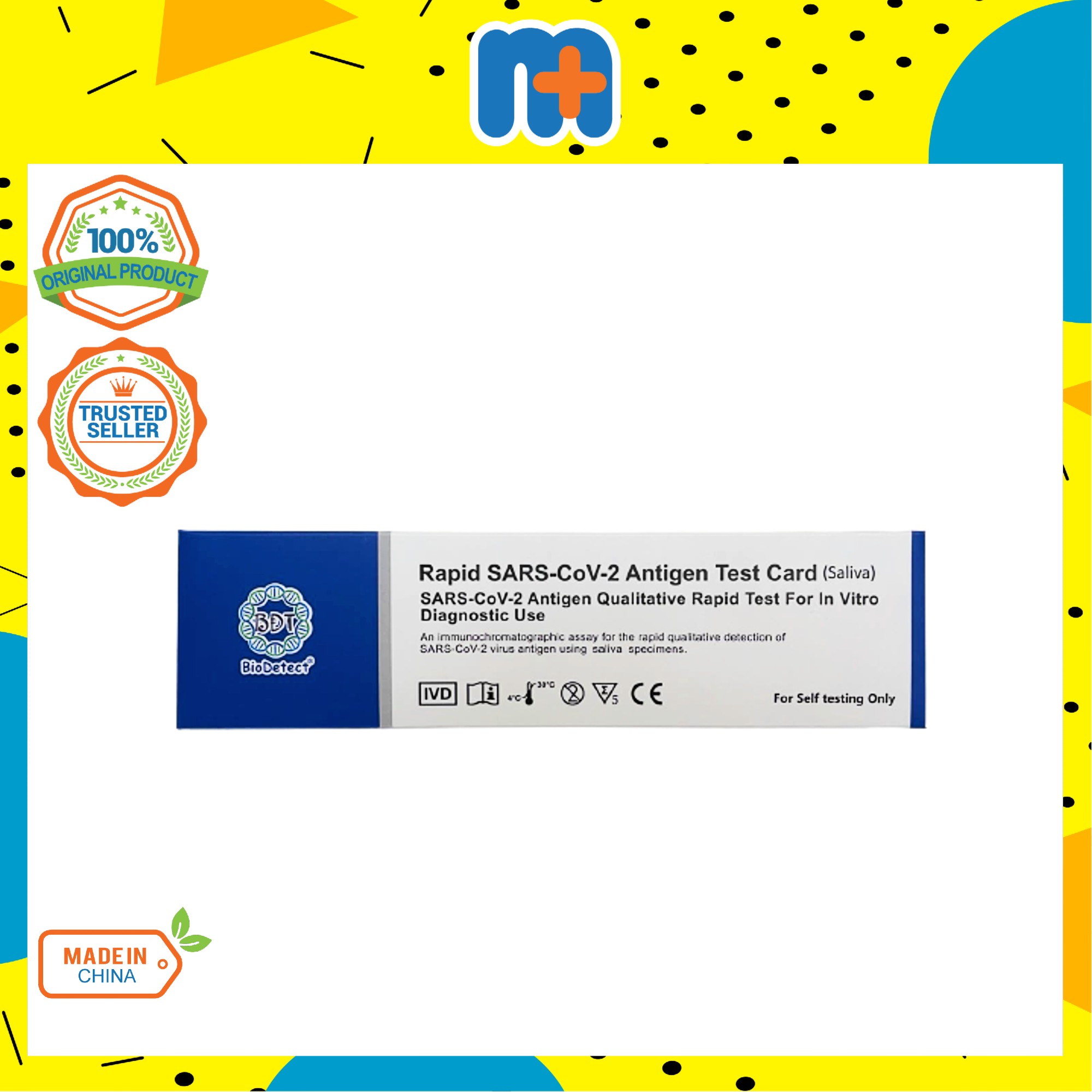 BIODETECT Rapid Antigen Saliva Test Kit 1s